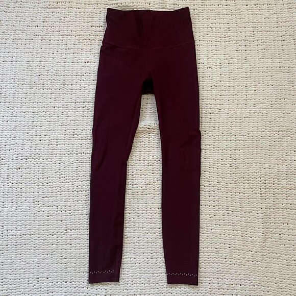 Lululemon Red Zoned In Tight - Size 4 - Picture 4 of 7